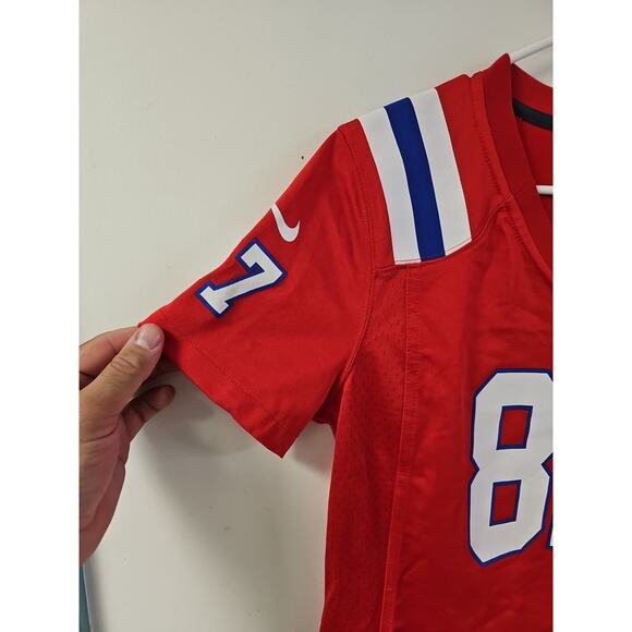 Nike NFL On Field Womens M Jersey New England Patriots #87 Rob Gronkowski SB LII - Picture 6 of 9